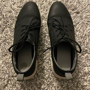 Black Lace-Up Dress Shoes
